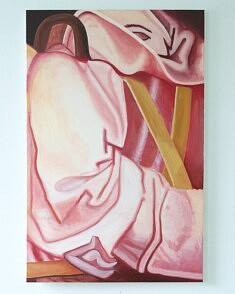 Angel I, huile sur toile, 60x92x2cm, OF2025