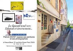 Peintures et Photographies
au restaurant l'heure bleue Paris 19