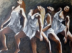 Danseuses 2 Huile sur toile (80 x60)