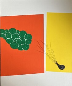 Rituel de germination I, acrylique sur toile, 65 x 54