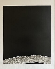 Traces I, acrylique sur papier, 30 x 24