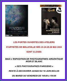 EXPOSITION DES PHOTOGRAPHES PARISIENS