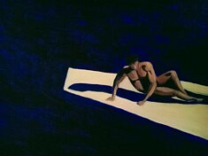 Hombre y Luz/1 - Huile sur toile (30x50 cm) Hombre y Luz/1 - Huile sur toile (30x50 cm)