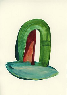 "Sans titre", peinture acrylique - 2024 "Sans titre", peinture acrylique - 2024