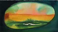 "Longue vue", encre aquarelle - 2025 "Longue vue", encre aquarelle - 2025