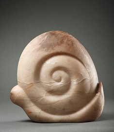 Escargot. albâtre, 28 cm, 2011
