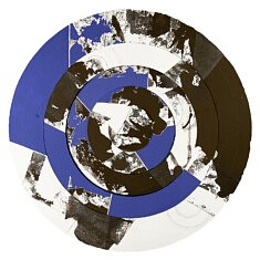 Cartographie SF -spirales - Gouache, encre, crayon, Diam. 50cm - 2026 -