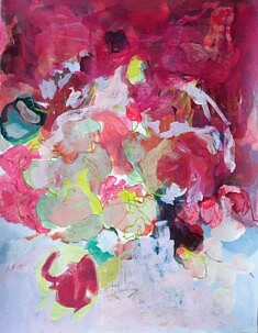 En Corps (acrylique sur papier, 50 x 65 cm) - 2021