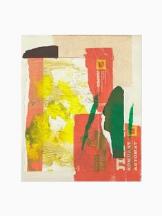 "CLG25_g3" , collage sur papier - 30 x 40 cm