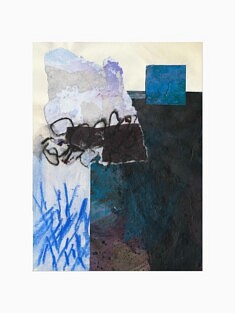 "CLG25_g4" , collage sur papier - 30 x 40 cm
