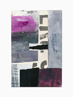 "CLG25_g5" , collage sur papier - 30 x 40 cm
