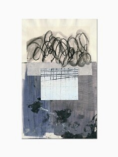 "CLG25_g6" , collage sur papier - 30 x 40 cm