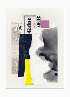"CLG25_p5" , collage sur papier - 21 x 29,7 cm